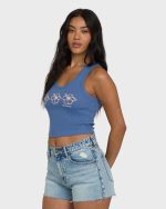 Headed To Sea Tank Top - Dutch Blue - Image 3