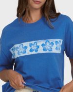 Somewhere Close Short Sleeve Knit T-Shirt - True Blue - Image 5
