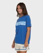 Somewhere Close Short Sleeve Knit T-Shirt - True Blue - Image 3