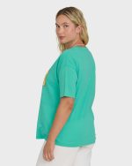 Summer Heat Short Sleeve Knit Graphic T-Shirt - Green Tropics - Image 7