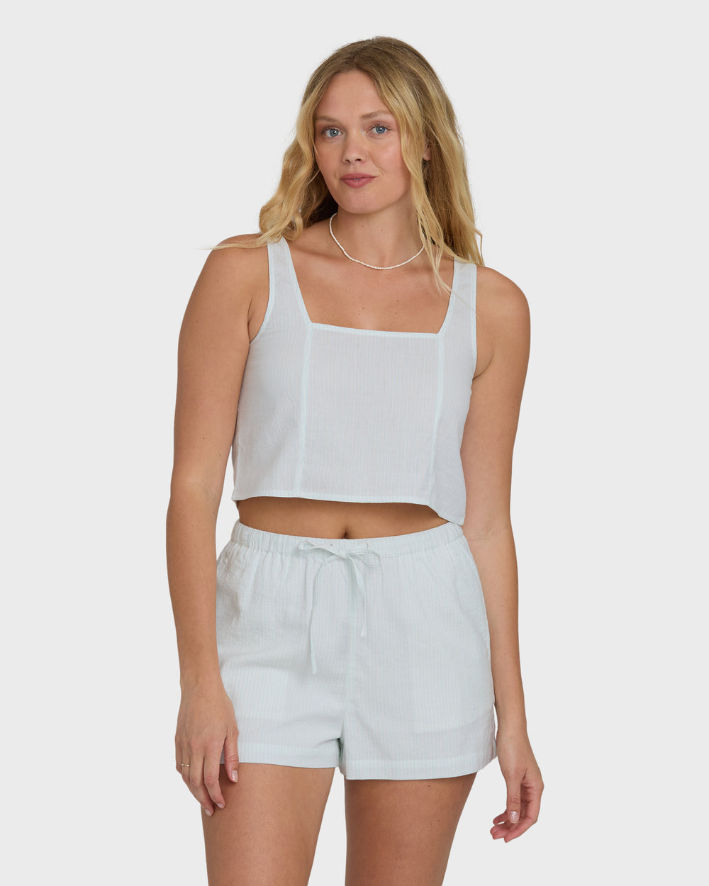 BL000535W_CWR_OM-F.jpg Open Skies Woven Tank Top - Clearwater - Image 1