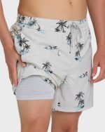 Lineup Laybacks 16" Trunks - Fog Gray - Image 6