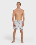 Lineup Laybacks 16" Trunks - Fog Gray - Image 4