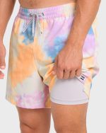 Lineup Laybacks 16" Swim Trunks - Pale Peach - Image 6