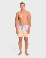 Lineup Laybacks 16" Swim Trunks - Pale Peach - Image 3