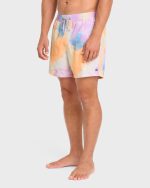 Lineup Laybacks 16" Swim Trunks - Pale Peach - Image 4