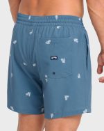 Lineup Laybacks 16" Swim Trunks - Real Teal - Image 5
