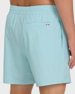 Lineup Solid Layback 16" Trunks - Dusty Blue - Image 5