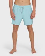 Lineup Solid Layback 16" Trunks - Dusty Blue