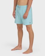 Lineup Solid Layback 16" Trunks - Dusty Blue - Image 3