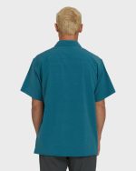 A/Div Surftrek Transit Short Sleeve Woven Shirt - Tropical Teal - Image 2