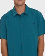 A/Div Surftrek Transit Short Sleeve Woven Shirt - True Navy - Image 2