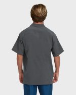A/Div Surftrek Perforated Short Sleeve Woven Shirt - Carbon - Image 2