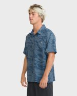 Adventure Division Surftrek Perforated Short Sleeve Woven Shirt - China Blue - Image 4