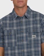 Bad Dog Short Sleeve Woven Shirt - Dark Denim - Image 5