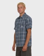 Bad Dog Short Sleeve Woven Shirt - Dark Denim - Image 3