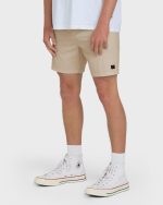 Crossfire Submersible 17" Hybrid Shorts - Khaki - Image 3