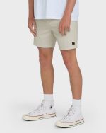 Crossfire Submersible 17" Hybrid Shorts - Oatmeal - Image 3
