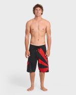 A.I. Rising Sun Pro 22" Boardshorts - Black/Red - Image 5