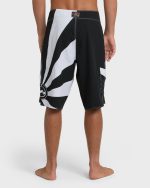 A.I. Rising Sun Pro 22" Boardshorts - Black/White - Image 2