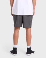 Crossfire Elastic Wave Washed 18" Amphibian Hybrid Shorts - Black - Image 2