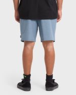 Crossfire Elastic Wave Washed 18" Amphibian Hybrid Shorts - China Blue - Image 2
