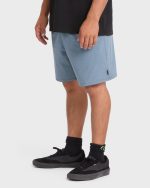 Crossfire Elastic Wave Washed 18" Amphibian Hybrid Shorts - China Blue - Image 4