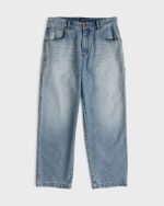 Bad Dog Carpenter Pants - Bleached Blue Wash - Image 7