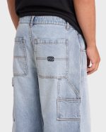 Bad Dog Carpenter Pants - Bleached Blue Wash - Image 5