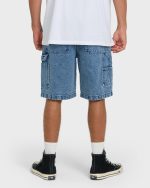 Bad Dog 22" Denim Shorts - Faded Denim - Image 2