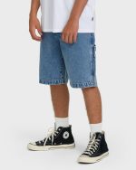 Bad Dog 22" Denim Shorts - Faded Denim - Image 3