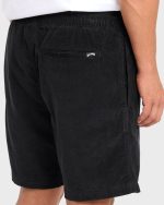 Larry Layback Corduroy Shorts - Black - Image 5