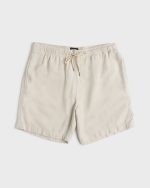 San O Layback Linen Shorts - Oatmeal Heather - Image 7