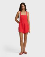 Beach Crush Romper - Fiesta Red - Image 4