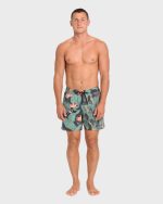 Good Times Layback 16" Swim Trunks - Rifle Green - Image 4
