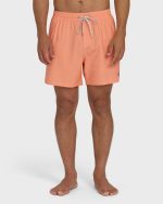 Every Other Day Wave Washed Layback 16" Trunks - Cantaloupe