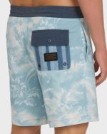 True North Garage Lo Tide 18" Boardshorts - Blue Fog - Image 5