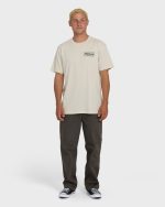 Off Duty Premium Short Sleeve Knit T-Shirt - Oatmeal - Image 4