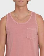 Essential Pocket Wave Washed Premium Tank Top - Ash Rose - Image 5
