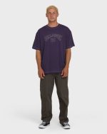 Dash OG Short Sleeve Knit T-Shirt - Purple Velvet - Image 5