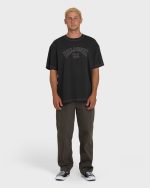 Dash OG Short Sleeve Knit T-Shirt - Washed Black - Image 6