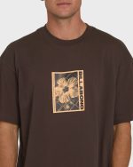 Link OG Short Sleeve Knit T-Shirt - Chocolate Brown - Image 5