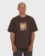 Link OG Short Sleeve Knit T-Shirt - Chocolate Brown