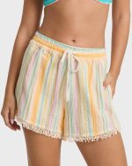 Palm Viva Woven Shorts - Sweet Lilac - Image 5