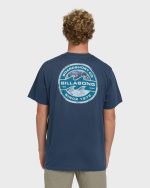 Hollow Fill Premium Short Sleeve T-Shirt - Dark Denim - Image 2