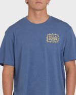 Ripple Premium Short Sleeve Cotton Graphic T-Shirt - Blue Horizon - Image 5
