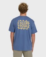 Ripple Premium Short Sleeve Cotton Graphic T-Shirt - Blue Horizon - Image 2