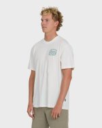 Ripple Premium Short Sleeve Cotton Graphic T-Shirt - Off White - Image 3