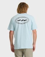 Rotor Diamond Premium Short Sleeve Graphic T-Shirt - Coastal Blue - Image 2