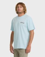 Rotor Diamond Premium Short Sleeve Graphic T-Shirt - Coastal Blue - Image 3